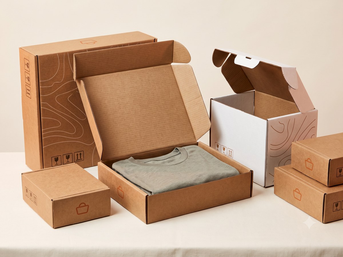 Cajas de cartón para envío e-commerce autoarmables y reforzadas